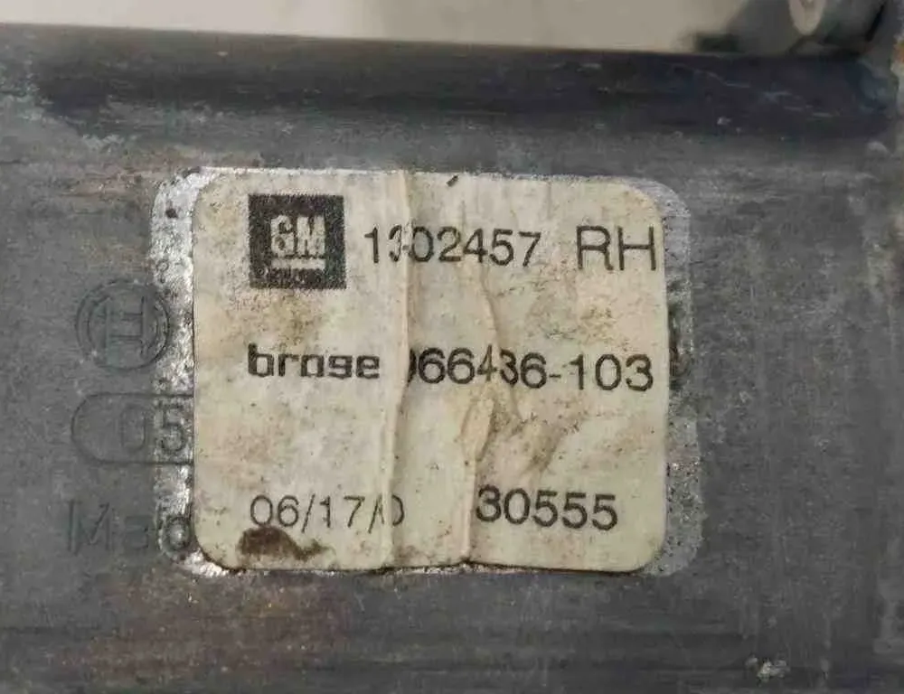 OPEL Insignia A (2008-2016) Front Right Door Window Regulator 30555,966436103,13302457 32733374