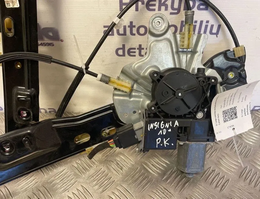 OPEL Insignia A (2008-2016) Rear left door window lifter 965872102 31593030