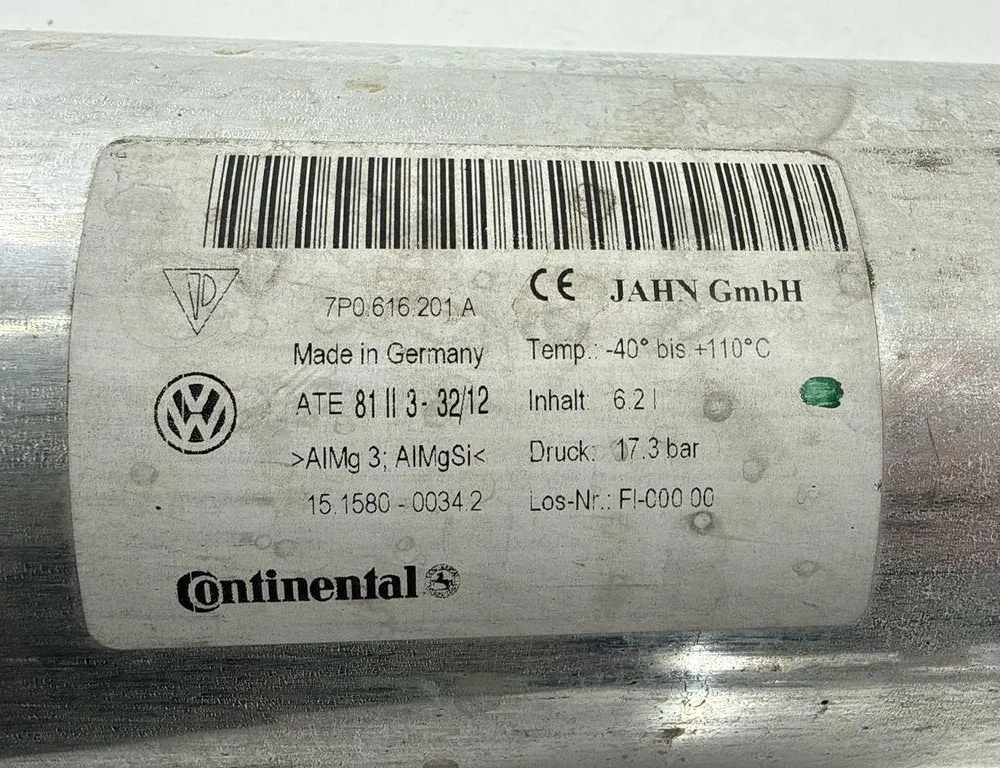 PORSCHE Cayenne 958 (2010-2018) Air reservoir 7P0616201A 34987092
