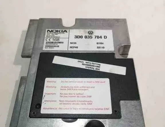 VOLKSWAGEN Phaeton 1 generation (2002-2016) Phone control unit 3D0035704D 32473129