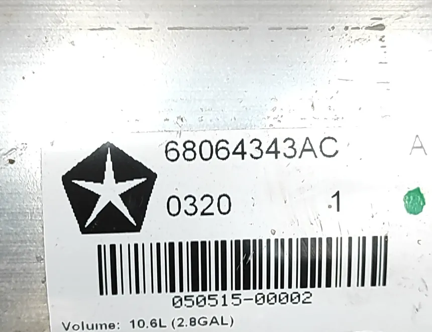 JEEP Grand Cherokee 4 generation (WK) (2004-2024) Air reservoir 68064343AC 33956994