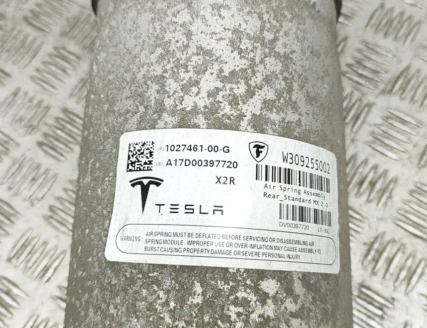 TESLA Model X 1 generation (2015-2024) Rear Right Air Shock Absorber 1027461-00-G 25775771