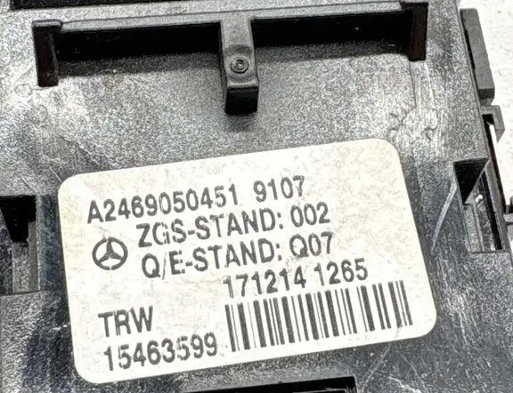 MERCEDES-BENZ GLC X253 (2015-2024) Кнопка ручного тормоза A2469050451 35051181