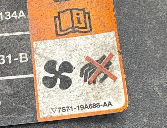 FORD Mondeo 4 generation (2007-2015) Radiator air diverter 7S7119A688AA 35047312