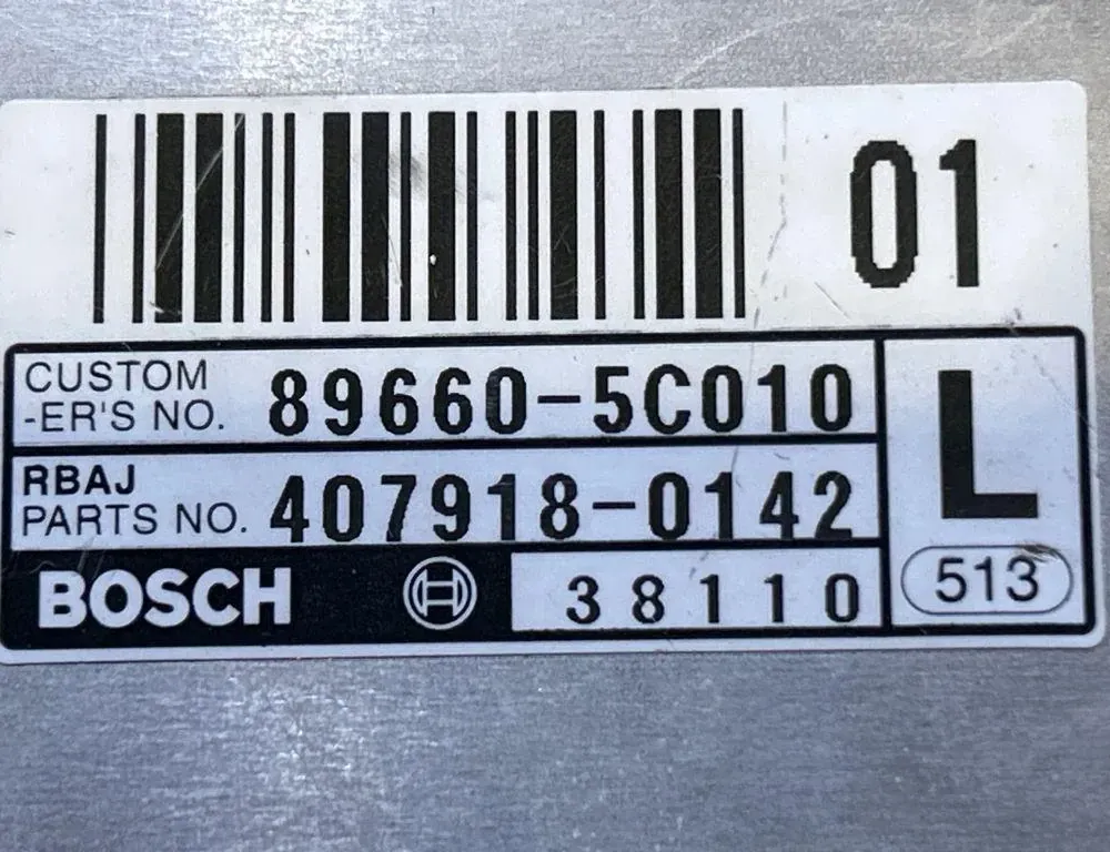 TOYOTA Yaris 1 generation (1999-2005) Engine Control Unit ECU 896605C010,4079180142,38110 35038511