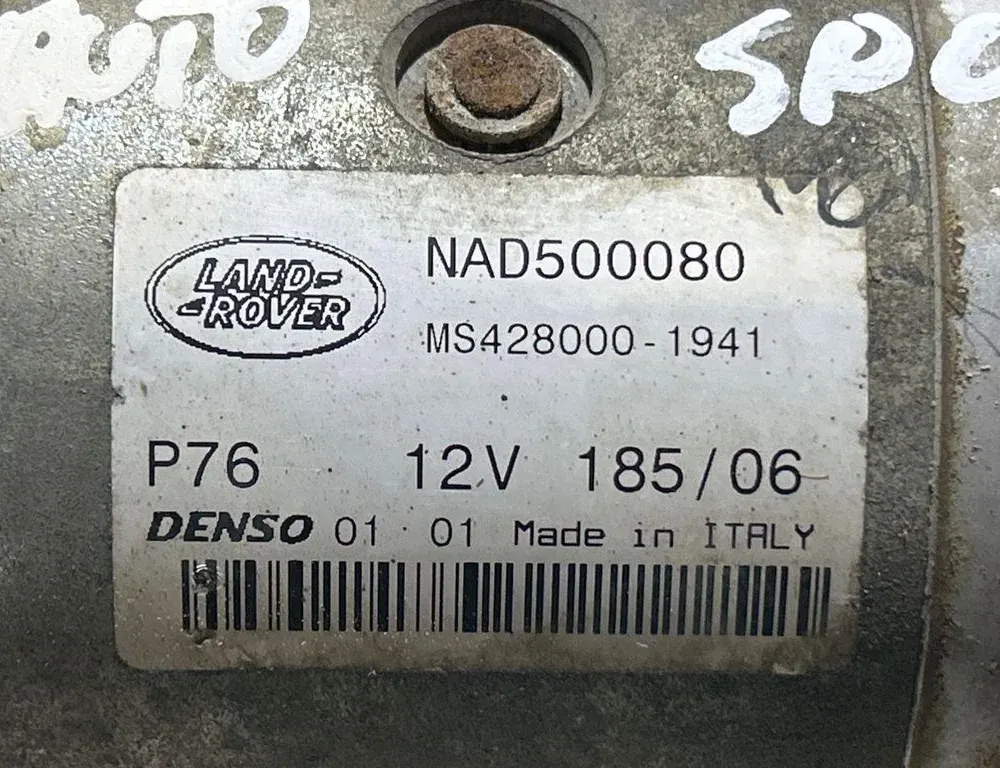 LAND ROVER Range Rover Sport 1 generation (2005-2013) Starter Motor NAD500080,NAD500330,12V185061,MS4280001941,NAD500080E 35038518