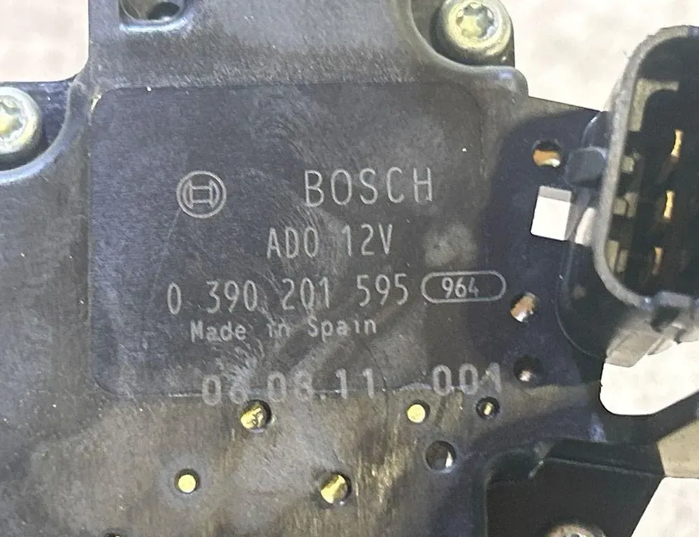 SAAB 9-3 2 generation (2002-2014) Tailgate  Window Wiper Motor 0390201595 35038513