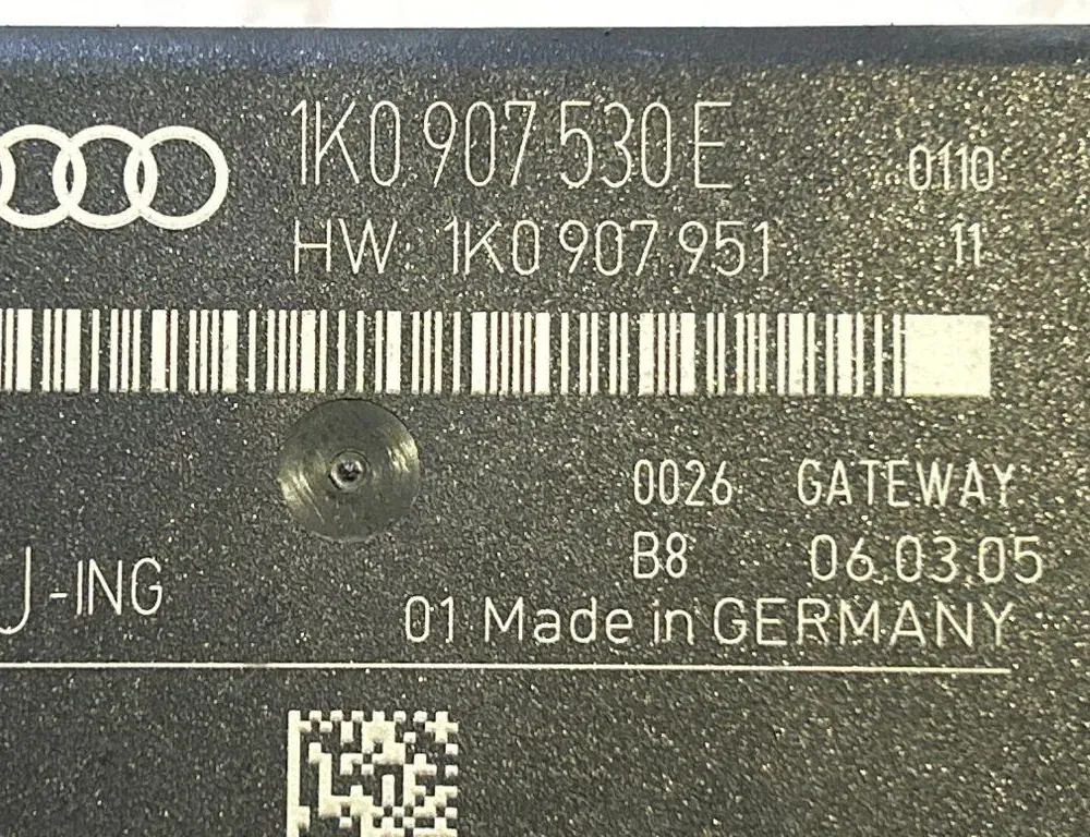 VOLKSWAGEN Golf 5 generation (2003-2009) Gateway Control Unit 1K0907530E 35038528